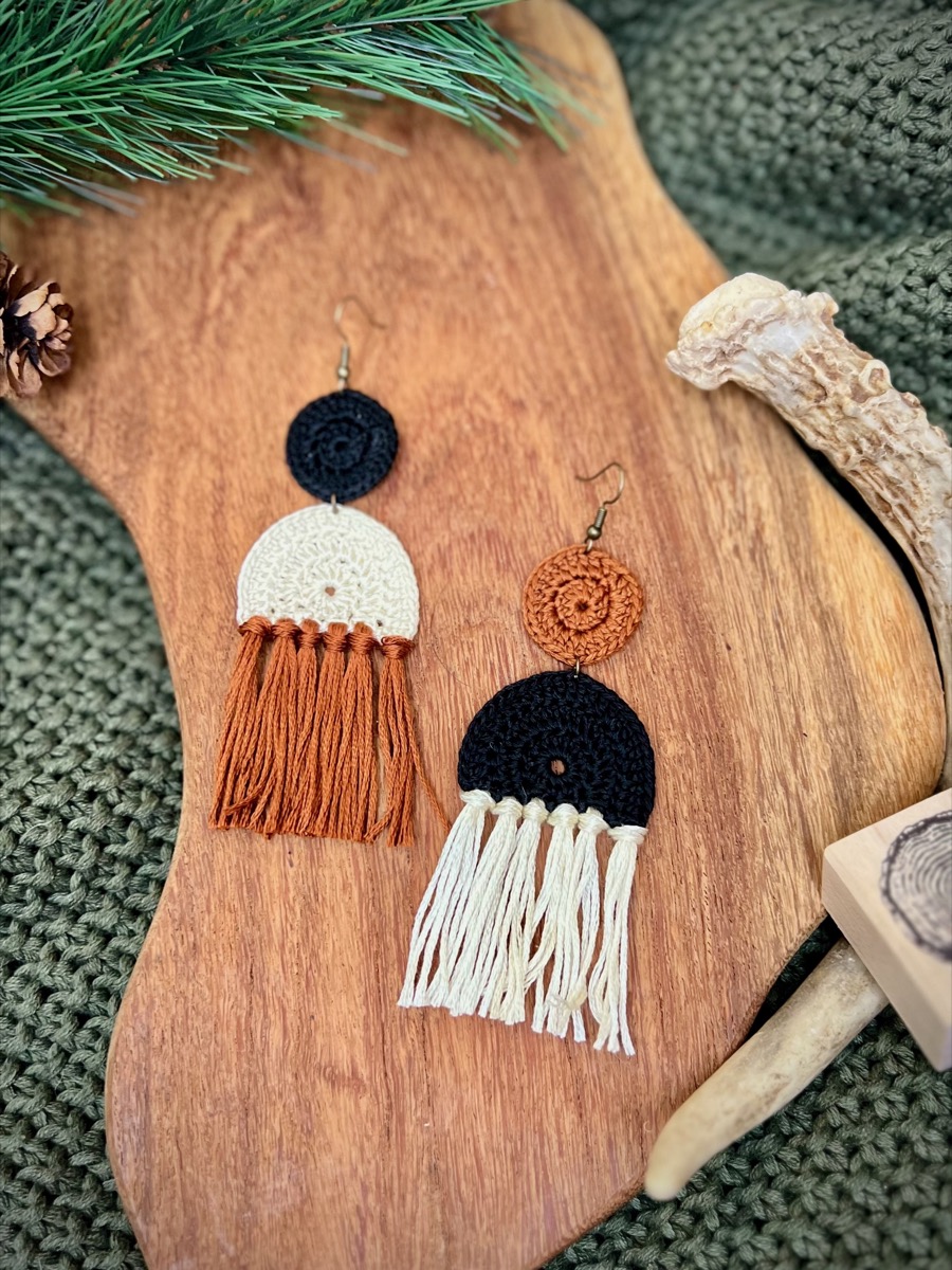 Silver Pine Earrings