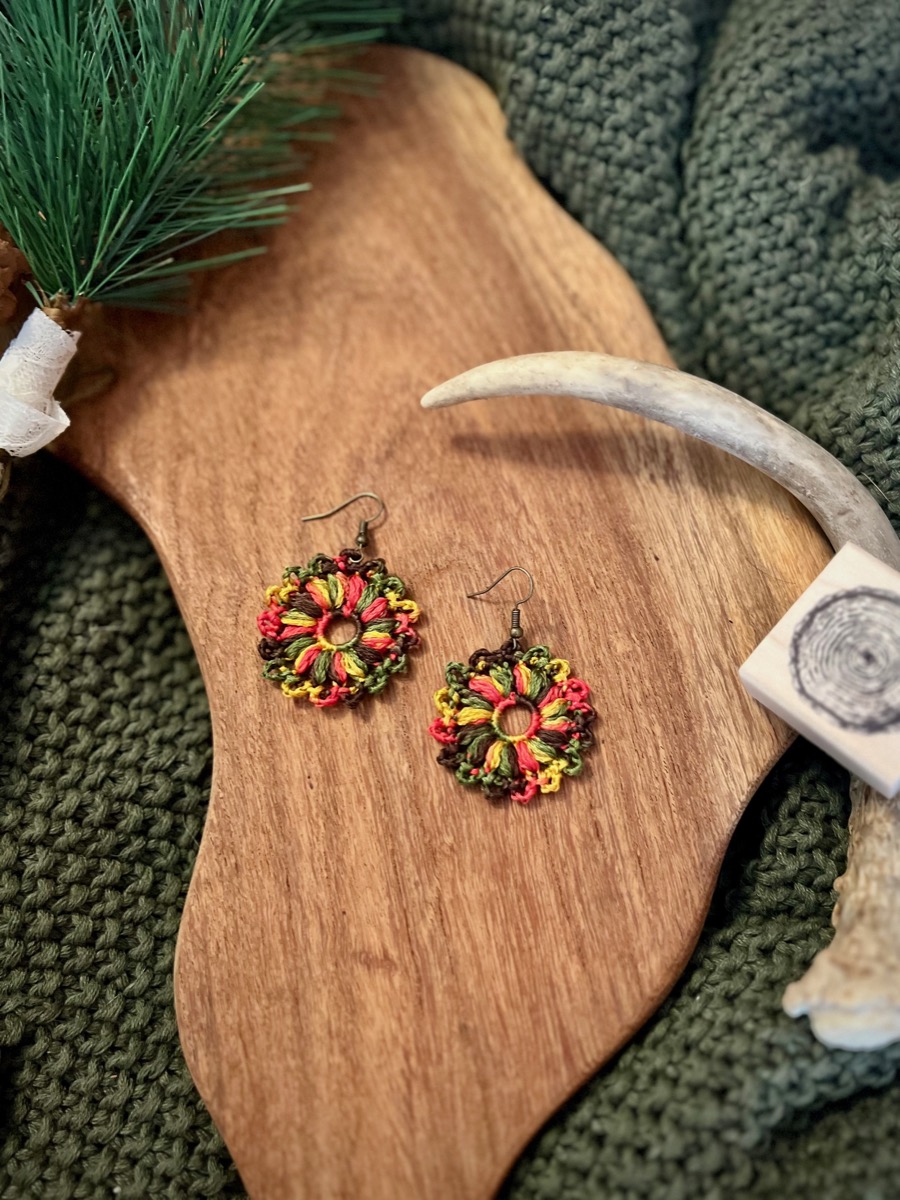 Copper Birch Earrings