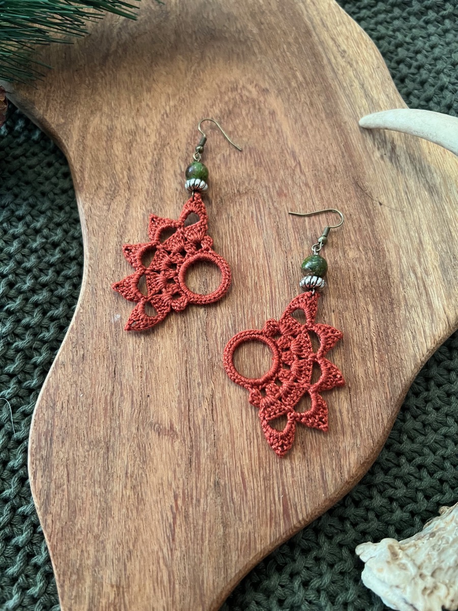 Cedar Cone Earrings